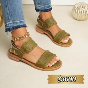 Sandalia baja dos tiras